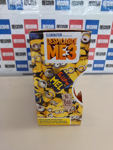 Lector CD Minions con 2 micros, desde 3 años.